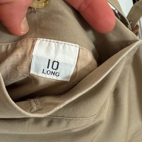 Burberry Tan Double Breasted Trench Coat - Picture 14 of 16